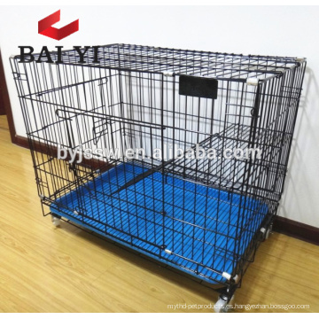Jaula plegable del gato del metal de la jaula del animal doméstico del nuevo diseño de la venta caliente